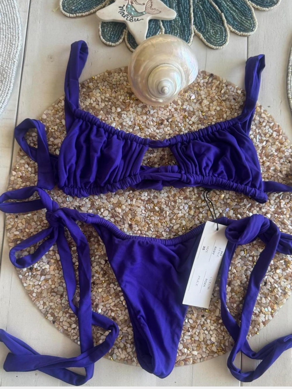 Indah Roxa purple bikini - Picture 3 of 8